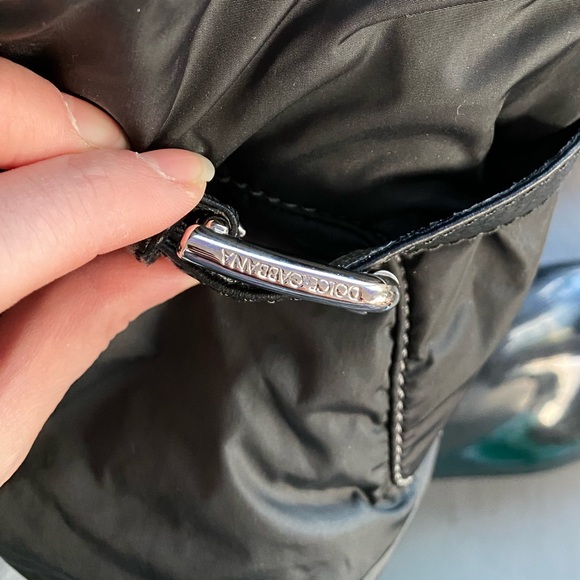 Dolce & Gabbana Over Knee Winter Snow Rubber & Leather Boots 8 38.5 dust… - Picture 12 of 17